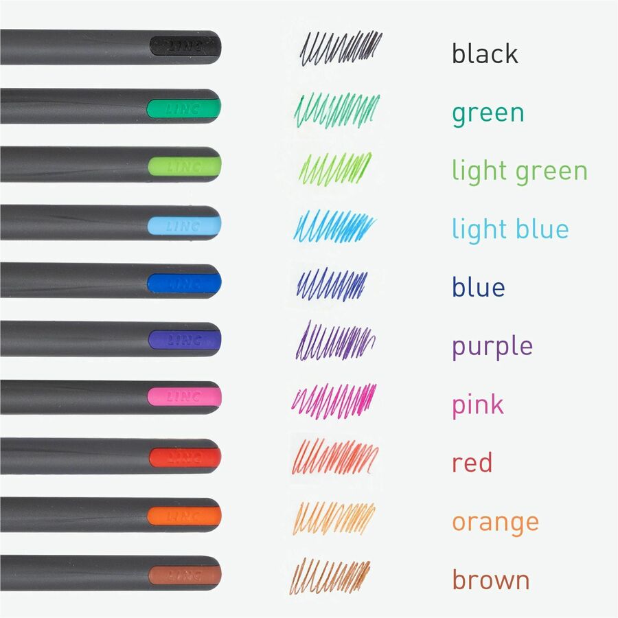 Pentonic Ballpoint Pen Set, Assorted, 10/Pack