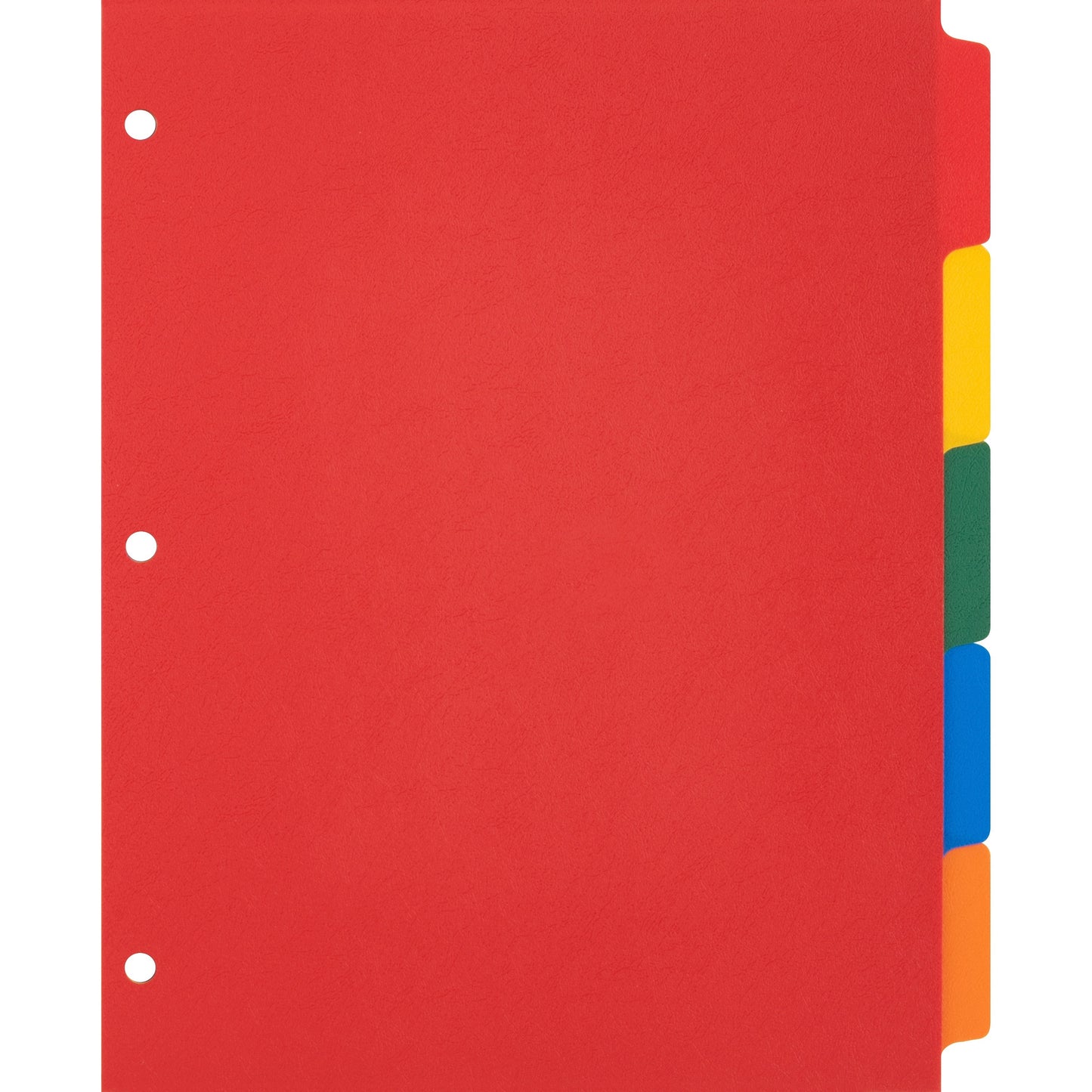5 Tab Color Plastic Index Dividers