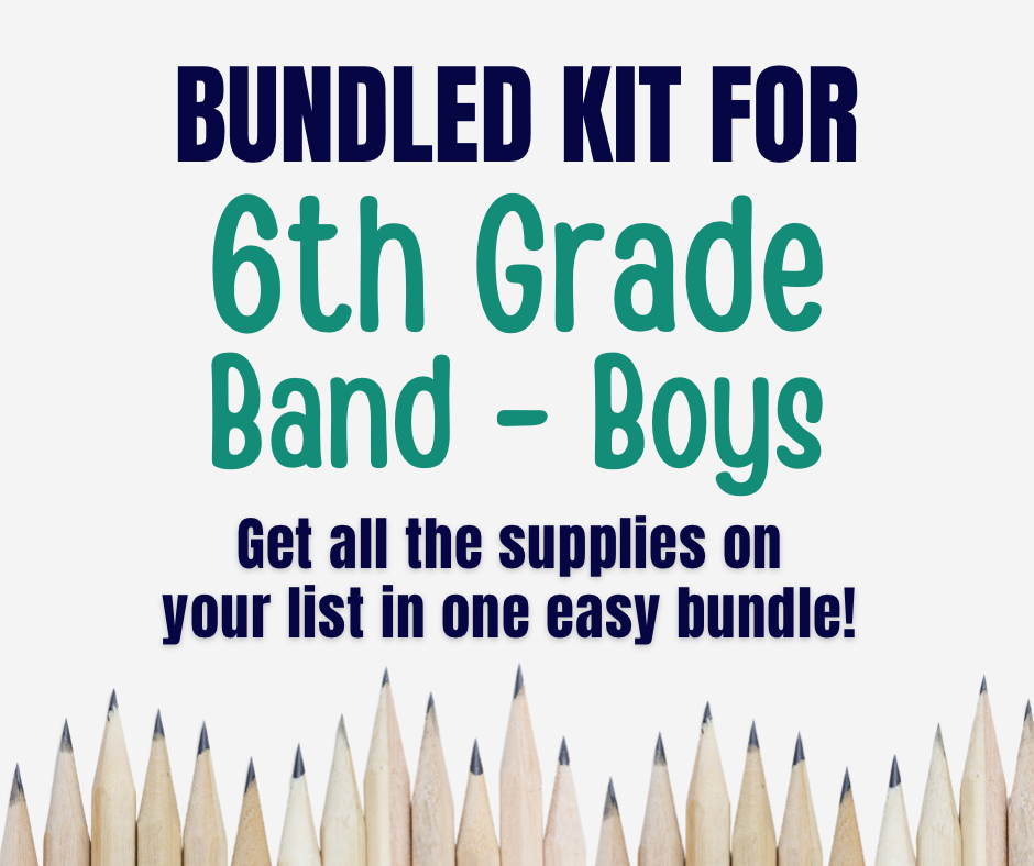 WS 6th Grade Band Supply Kit - Boys