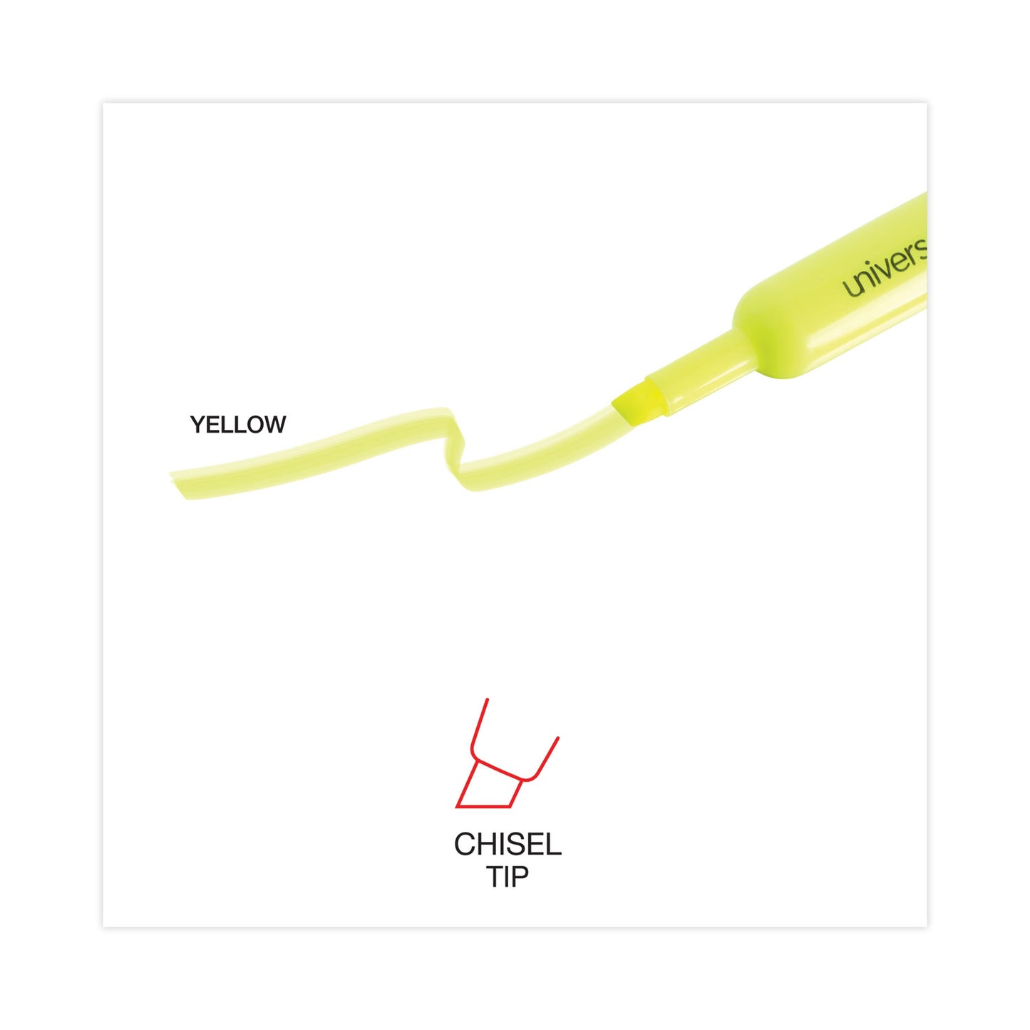Fluorescent Yellow Highlighter, Each