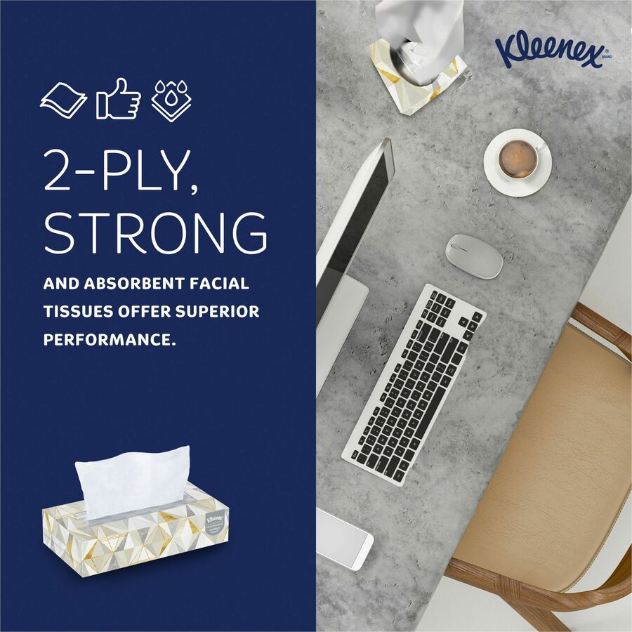 Kleenex Tissue, 2-Ply, Pop-Up Box, Large