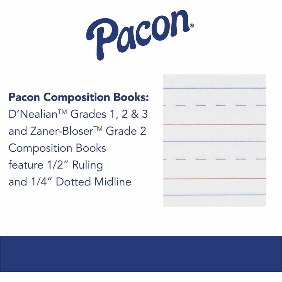 Spiral Composition Book, Blue, Zebra
