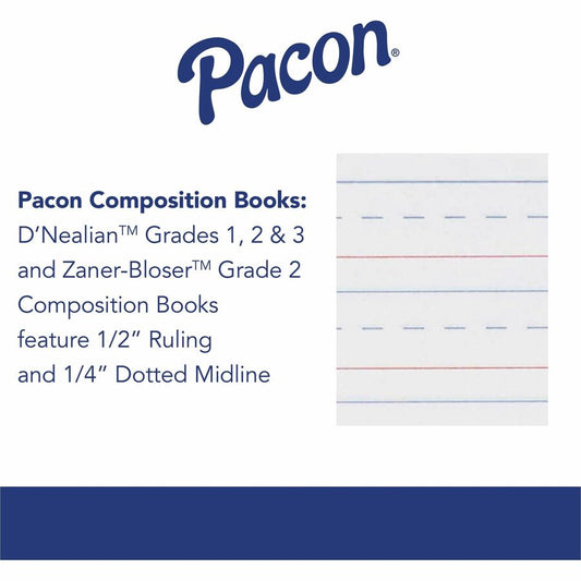 Spiral Composition Book, Blue, Zebra