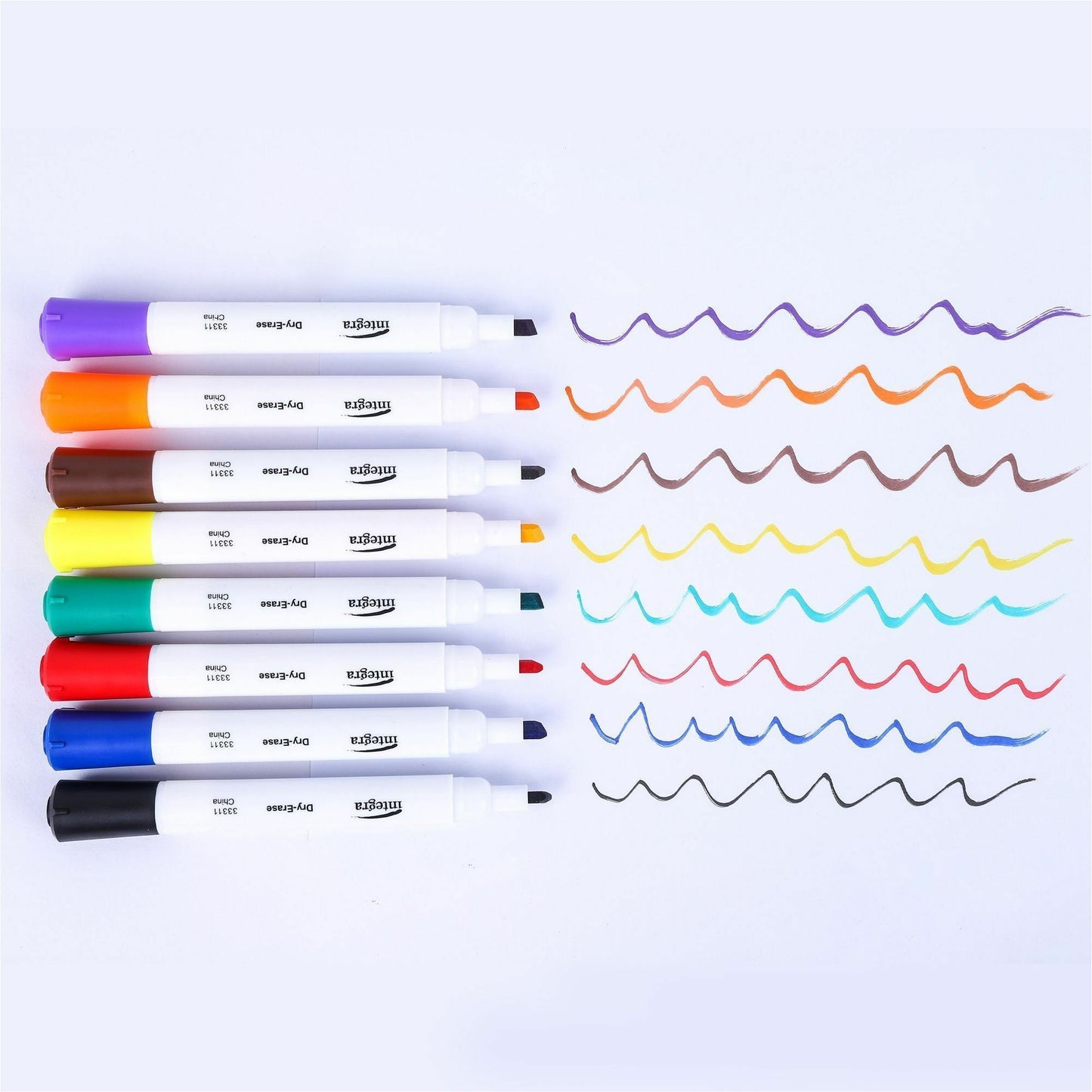 Low-Odor Dry-Erase Markers, 8/Set