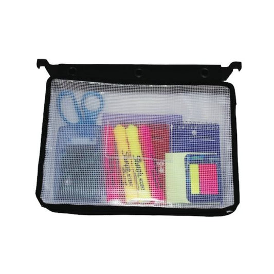 Large Expanding Zipper Pouch with Window, Pencil Bag