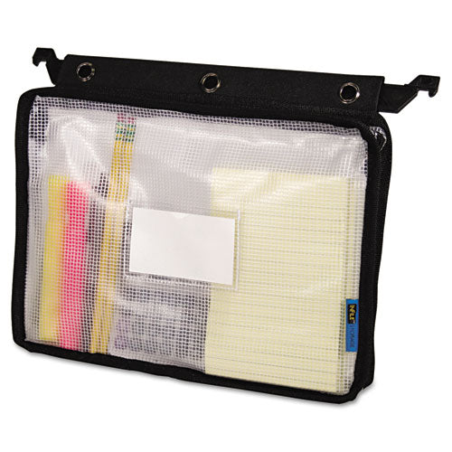 Large Expanding Zipper Pouch with Window, Pencil Bag