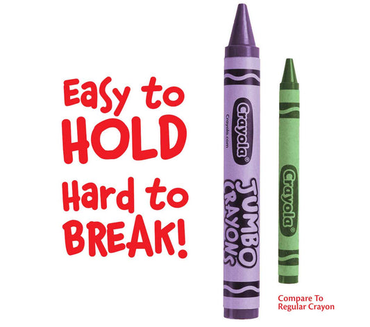 Crayola Jumbo Crayons, 8 Count