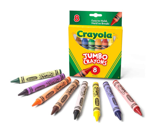 Crayola Jumbo Crayons, 8 Count