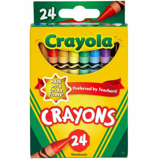 Crayola Classic Crayons, Regular Size, 24/Box