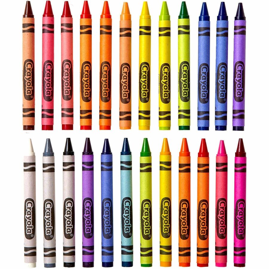 Crayola Classic Crayons, Regular Size, 24/Box