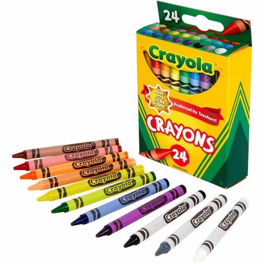 Crayola Classic Crayons, Regular Size, 24/Box