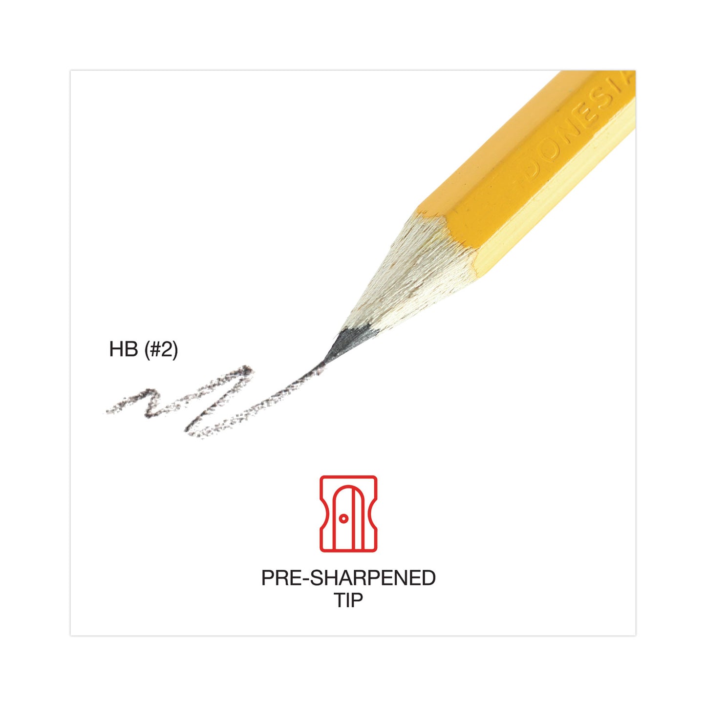 #2 Pre-Sharpened Woodcase Pencils, HB (#2), 24/Pack
