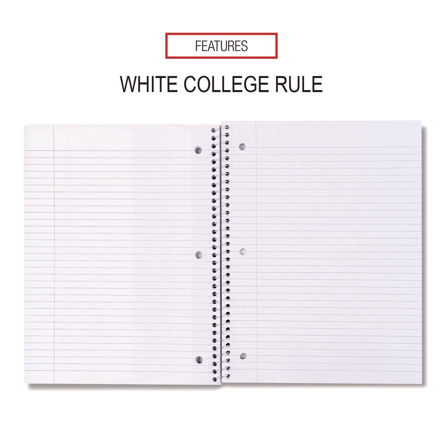 1-Subject Notebook College Rule, Assorted, Each