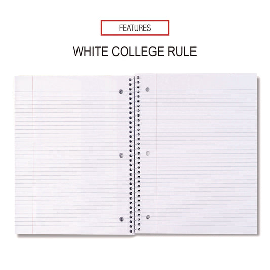 1-Subject Notebook College Rule, Assorted, Each