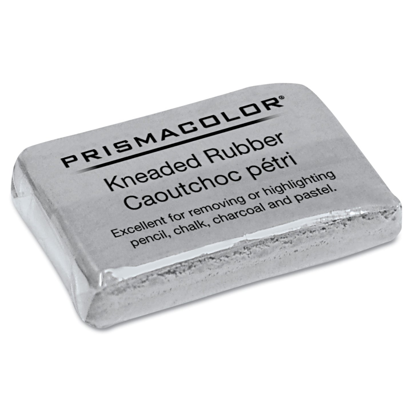 Kneaded Rubber Art Eraser, Large, Gray