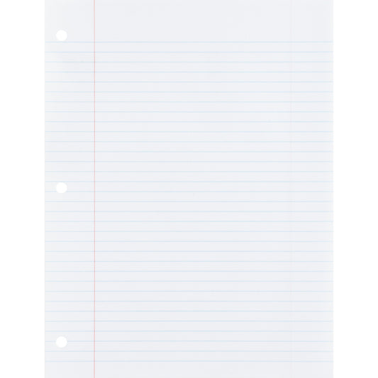 3-hole Punched College Ruled Notebook Paper