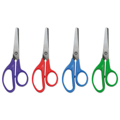 Kids' Scissors, Rounded Tip, Randomly Assorted Colors, 1 Pair, Each