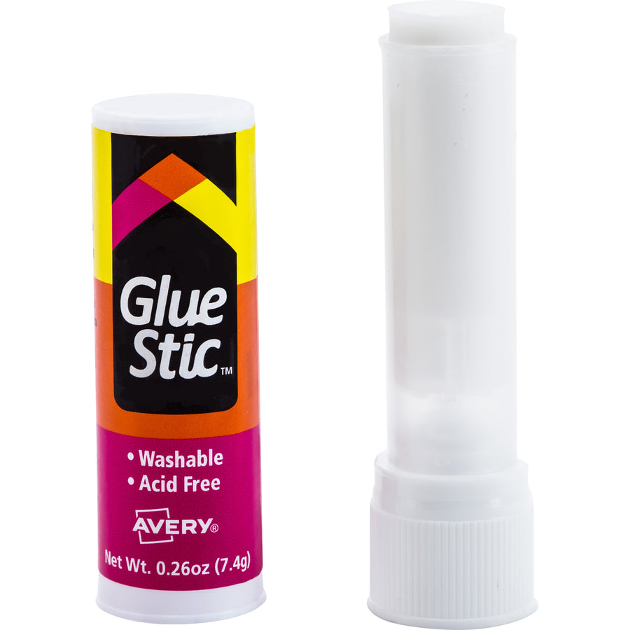 Permanent Glue Stic, 6/Pack