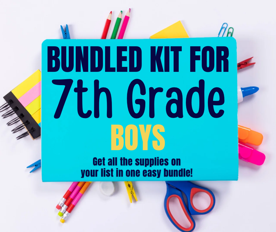 WS 7th Grade Supply Kit - Boys