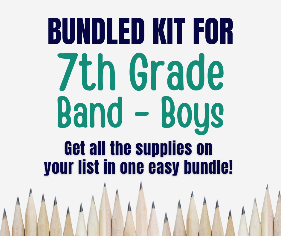 WS 7th Grade Band Supply Kit - Boys