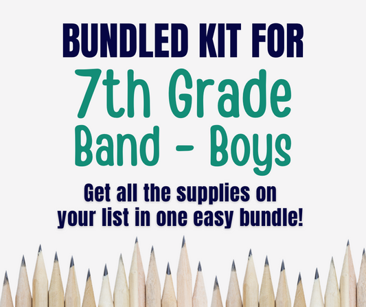 WS 7th Grade Band Supply Kit - Boys