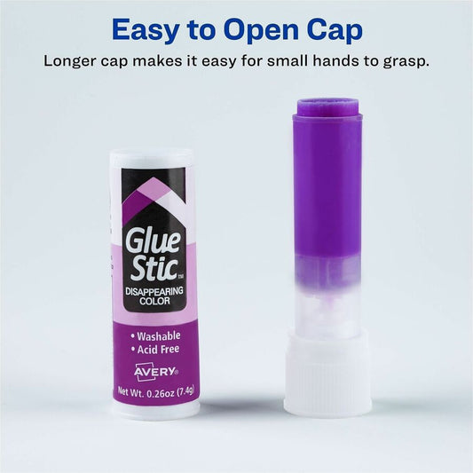 Disappearing Purple School Glue Sticks