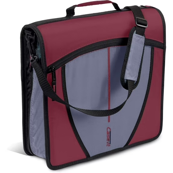 Large Zippered 3-Ring Binder, 3" Capacity, Assorted Colors