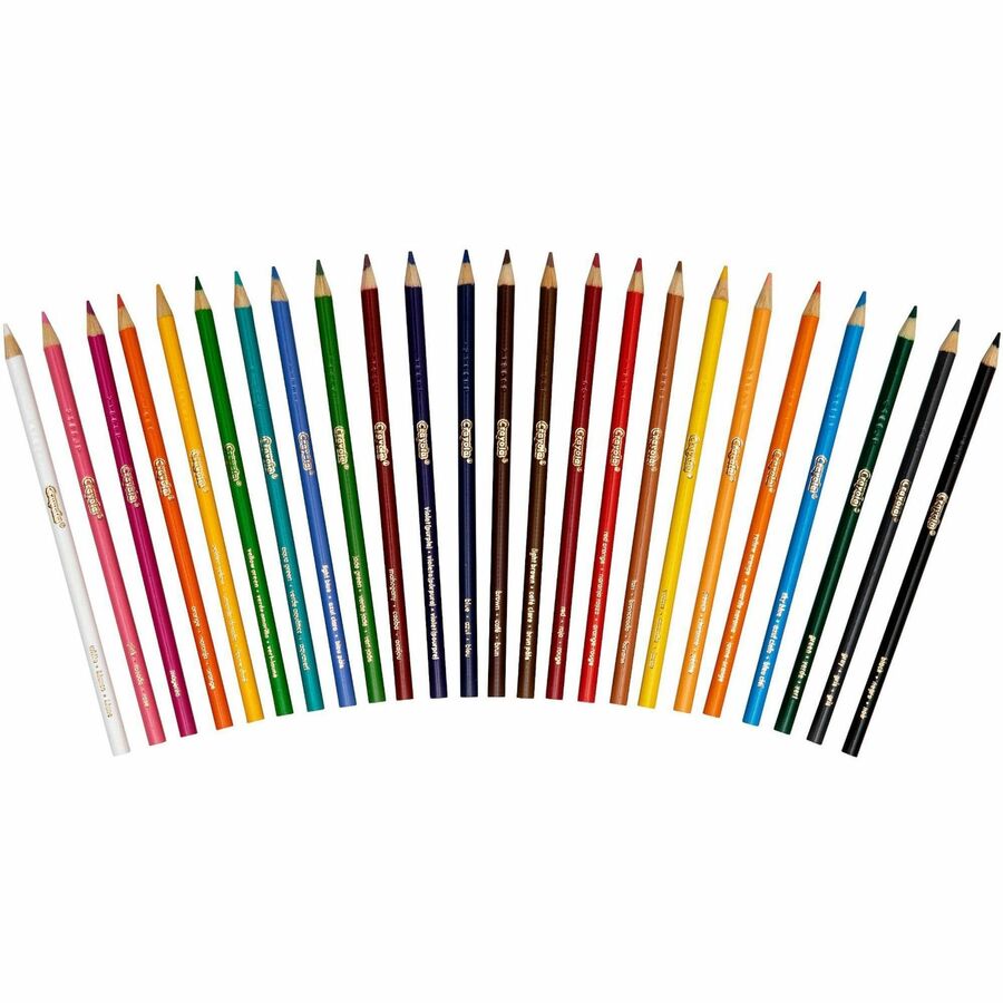 Crayola Pre-Sharpened Colored Pencils, 24/Box (68-4024)