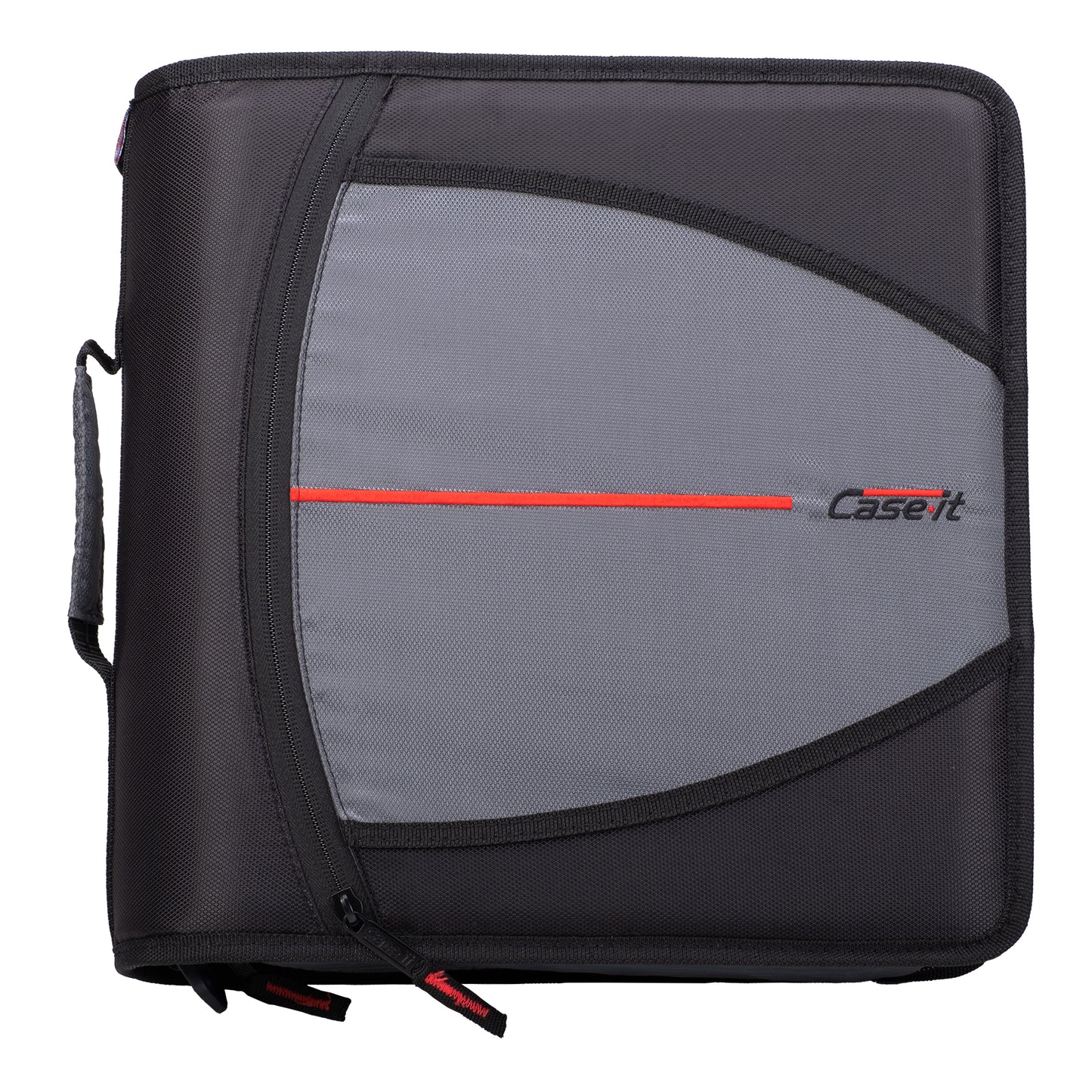Large Zippered 3-Ring Binder, 3" Capacity, Assorted Colors