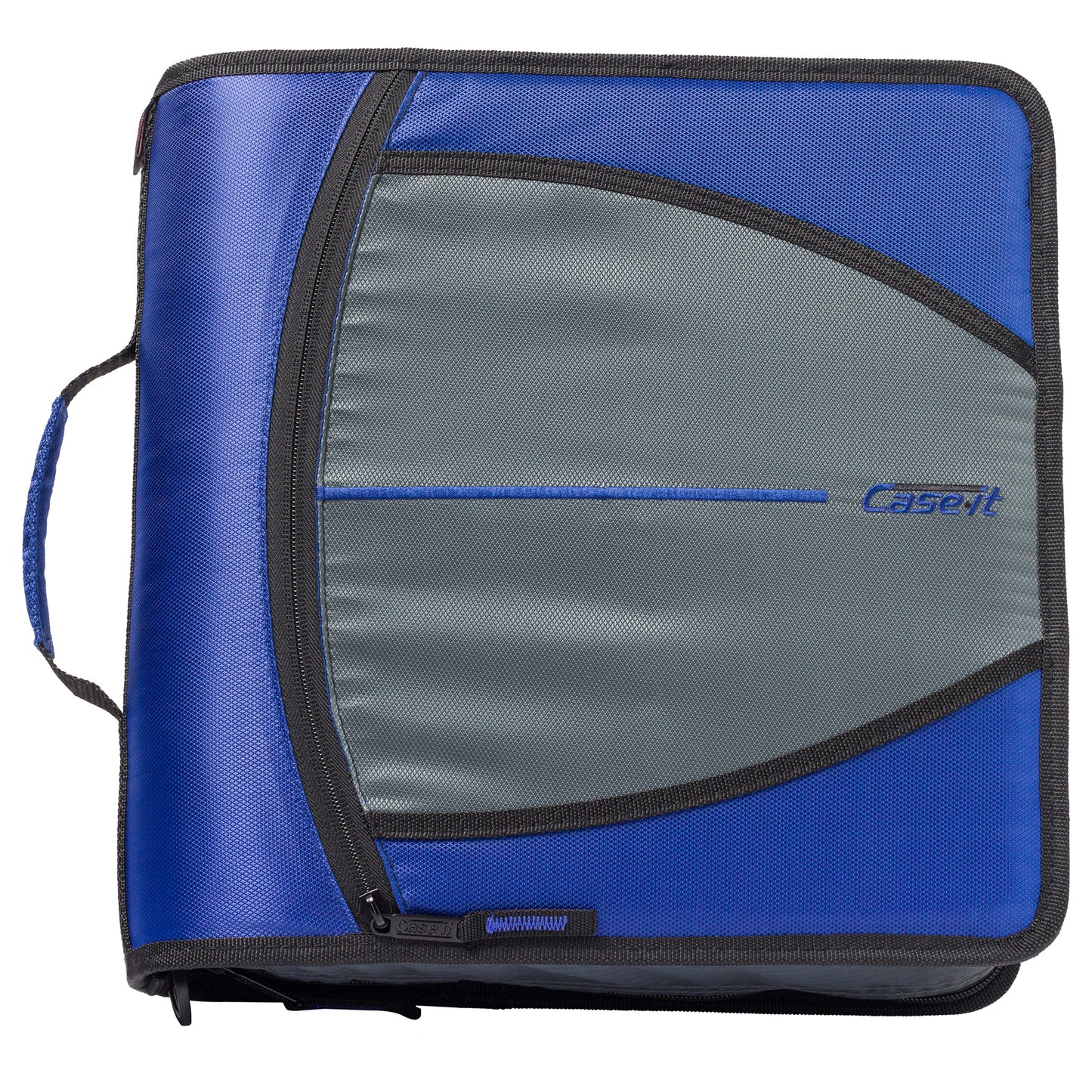Large Zippered 3-Ring Binder, 3" Capacity, Assorted Colors