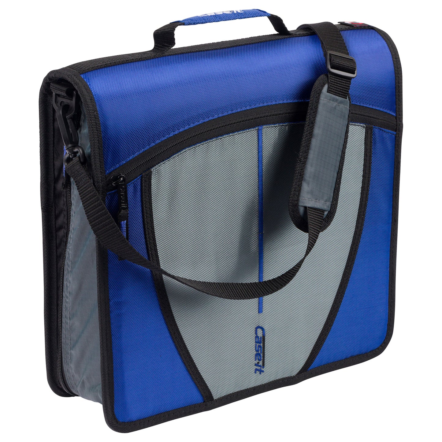Large Zippered 3-Ring Binder, 3" Capacity, Assorted Colors
