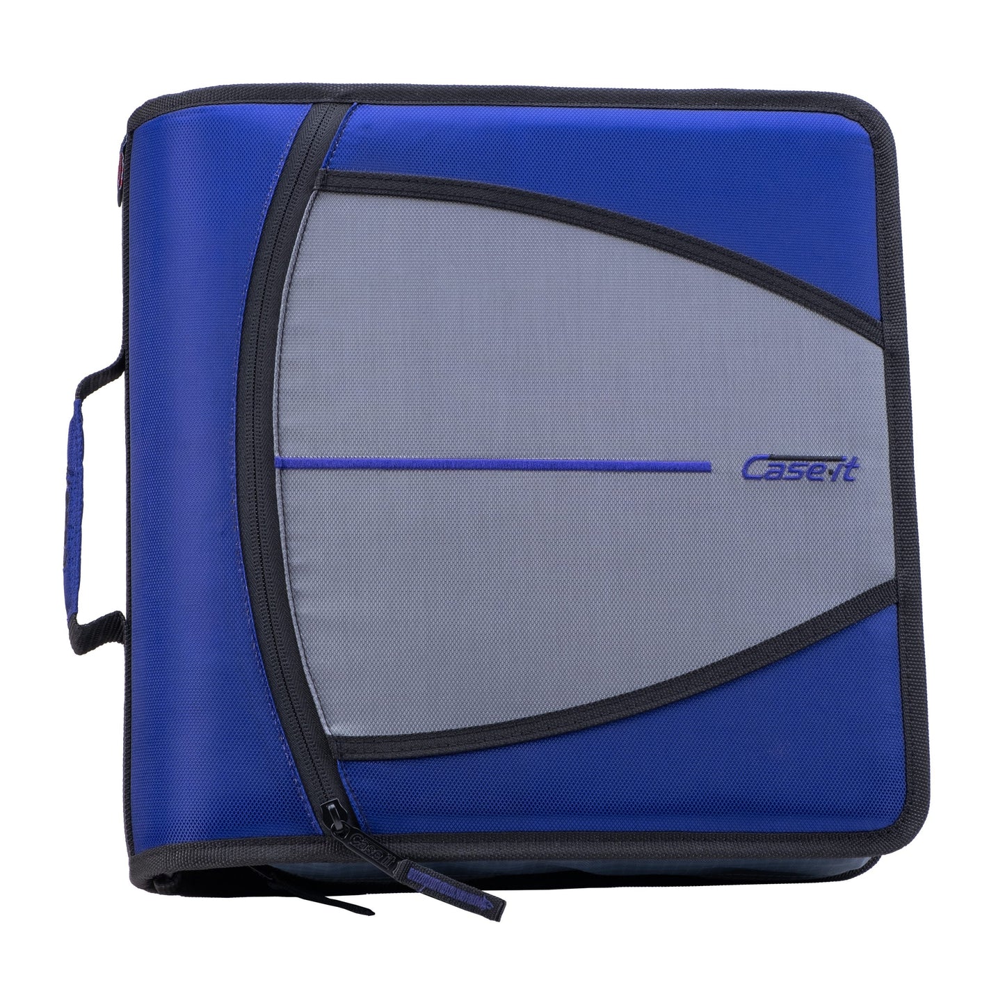 Large Zippered 3-Ring Binder, 3" Capacity, Assorted Colors