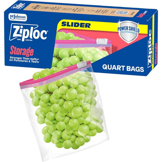 Slider Storage Bags, Quart