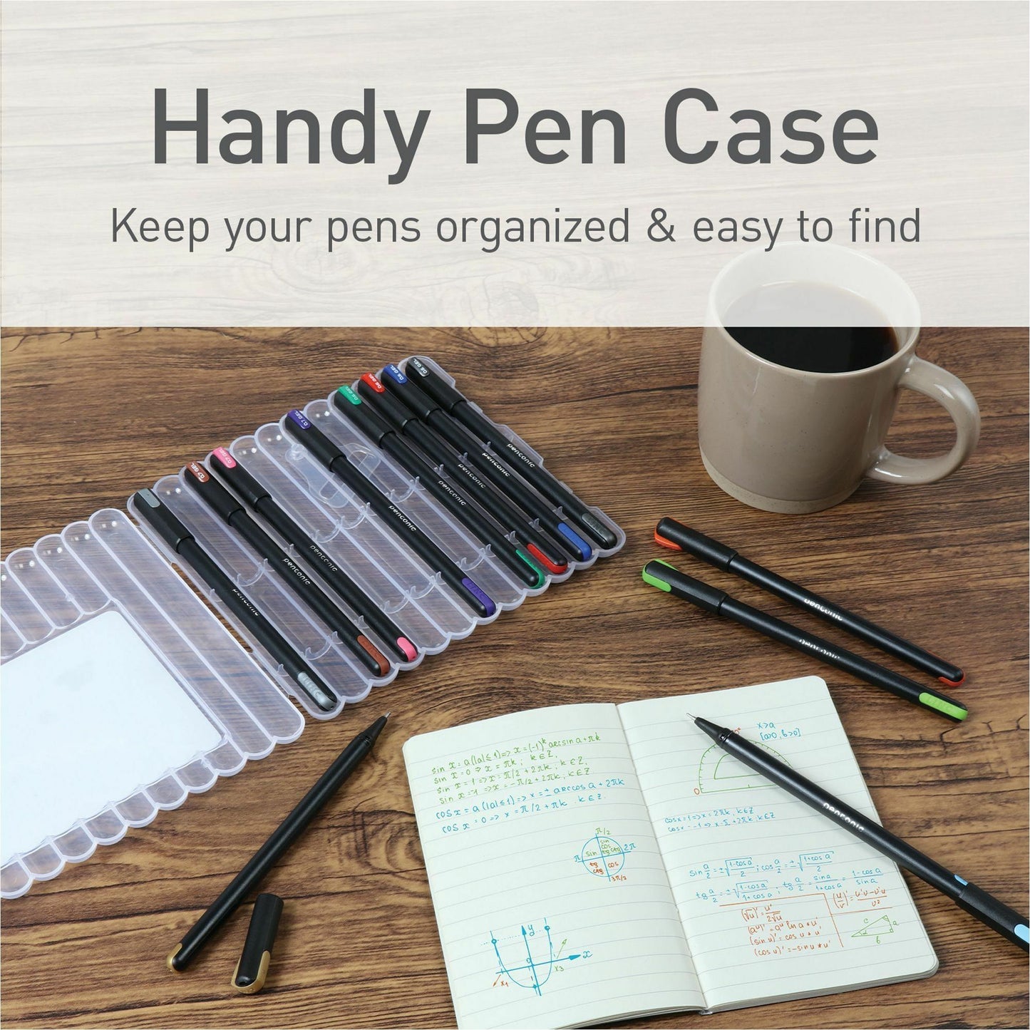 Pentonic Gel Pen Set, Assorted, 12/Pack