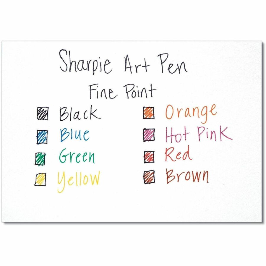 Sharpie Fine Point Art Pen, 8/Pack