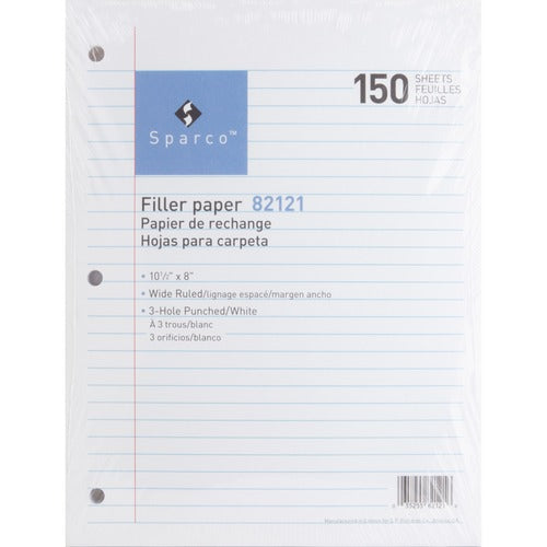 3-hole Punched Wide-Ruled Notebook Paper
