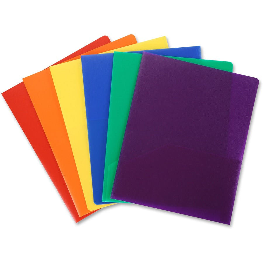 Two Pocket Plastic Folder