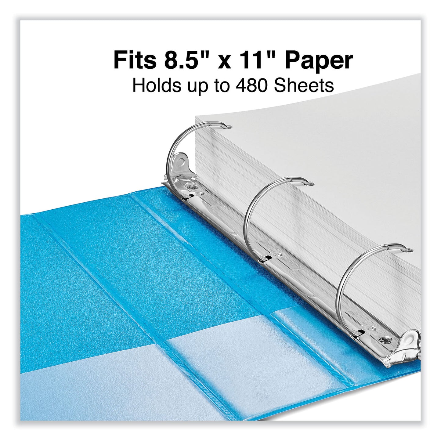 2" Clear View Binder, Assorted Colors